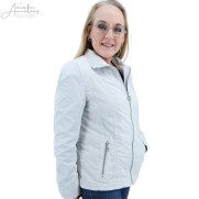 Barbara Lebek zomerjas streepjes licht grijs